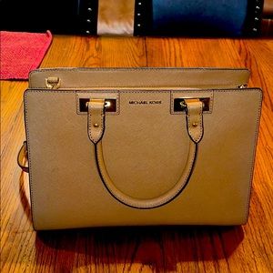 Camel Michael Kors Satchel